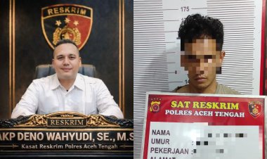 Sat Reskrim Polres Aceh Tengah Ringkus Pelaku Rudapaksa Anak di Bawah Umur