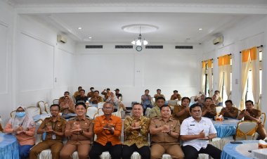 Sebanyak 60 Aparatur Desa Hadir dalam Sosialisasi Pembrian Informasi Status Kepersertaan JKN di Kabupaten Lampung Tengah 
