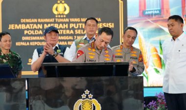 Kapolri Resmikan 57 Jembatan Merah Putih, Permudah Akses Warga