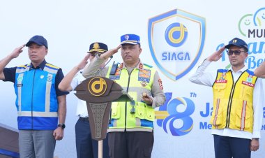 ‎Kakorlantas Hadiri Apel Terpadu Jasa Marga Siaga, Kolaborasi dan Sinergitas Kunci Keberhasilan