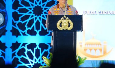 Buka Puasa Bersama TNI-Polri, Kapolri Tegaskan Sukseskan Program Presiden 
