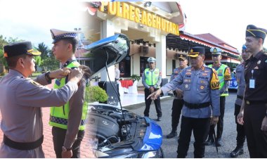 Polres Aceh Utara Gelar Apel Operasi Ketupat Seulawah 2026, Siap Amankan Arus Mudik