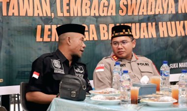 Kapolres Nagan Raya Gelar Buka Puasa Bersama Wartawan, LSM dan LBH Perkuat Kemitraan