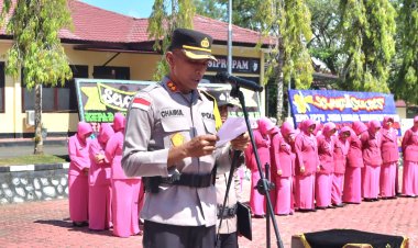 Kapolres Aceh Besar Pimpin Sertijab Kabag SDM, Kasat dan 3 Kapolsek