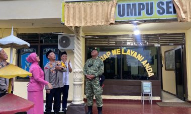 Kapolres Resmikan Perubahan Nomenklatur Polsek Blambangan Umpu Menjadi Polsek Umpu Semenguk