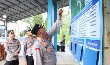 Pastikan Pemudik Lancar Masuk Wilayah Jalinsum Way Kanan, Kapolres Cek Pos Yan Lebaran 1447 H di Rest Area Gunung Labuhan
