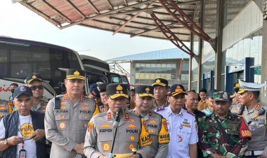 ‎Kapolda Metro Jaya Cek Terminal Pulogebang, 6.812 Personel Disiagakan Amankan Lebaran