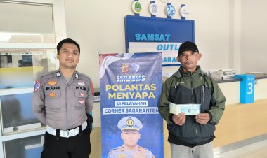 ‎"Polantas Menyapa" Samsat Cibadak dan Pelabuhan Ratu Berikan Pelayanan Terbaik di Bulan Ramadhan