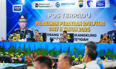 Tinjau Kalikangkung, Kapolri Pastikan Pelayanan hingga Rekayasa Lalin Optimal Hadapi Mudik 