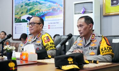 Wakapolri Tinjau Udara Arus Mudik, Pastikan Penyeberangan Merak–Bakauheni Terkendali