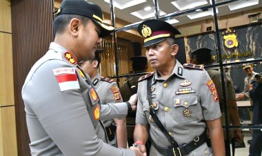 Kapolres Aceh Timur Pimpin Sertijab Kapolsek Peureulak Barat