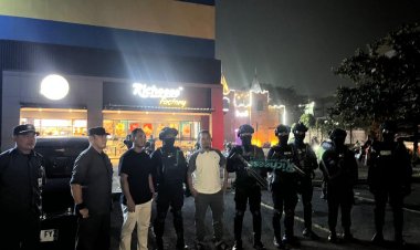 Patroli Brimob Batalyon D Pelopor Jaga Kondusivitas Wilayah Kabupaten Bekasi