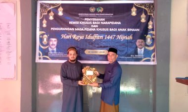 Momentum Idul Fitri, 245 Warga Binaan Lapas Lhoksukon Terima Remisi