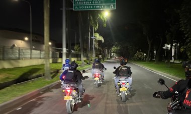 Patroli Brimob Batalyon D Pelopor Ciptakan Situasi Kondusif di Wilayah Kabupaten Bekasi