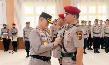 Kapolres Pidie Jaya Pimpin Sertijab, AKP Saiful Kamal Resmi Jabat Kasat Reskrim