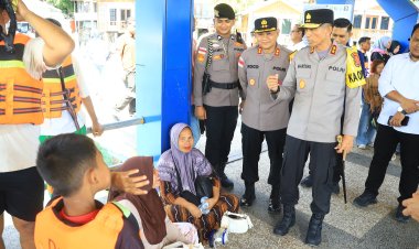 Pastikan Keamanan Lebaran, Kapolda Aceh Cek Pos Terpadu dan Objek Wisata di Sabang