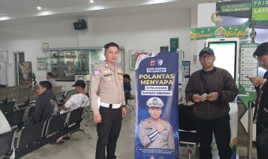 ‎Polantas Menyapa Perkuat Pelayanan Samsat Cibadak dan Pelabuhan Ratu Hari Ini