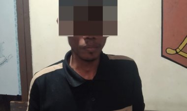 Bawa Kabur Motor Curian, Pelaku Curat Sepeda Motor Alami Laka Tunggal Diamankan Polisi di Baradatu