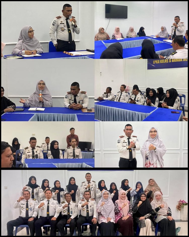LPKA Banda Aceh Terima Audiensi DP3AP2KB, Dukung Terwujudnya Kota Layak Anak