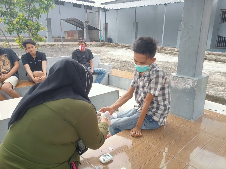 Pastikan Warga Binaan dalam Kodisi Sehat Saat Menjalani Ibadah Puasa, Lapas Way Kanan Lakukan Program BanK SeWa.