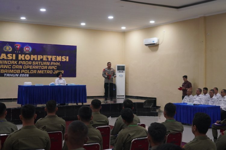 ‎Brimob Polda Metro Jaya Gelar Sertifikasi PHH, Operator AWC dan APC 2026 di Batalyon C Pelopor