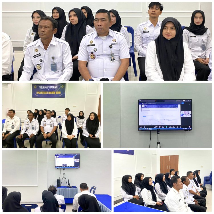 LPKA Banda Aceh Ikuti Sosialisasi Fasilitasi Rumah ASN Kementerian Imigrasi dan Pemasyarakatan