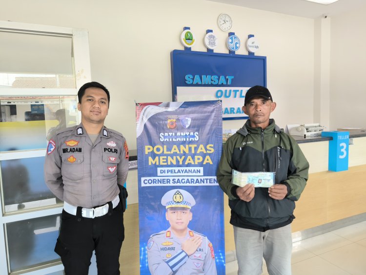 ‎"Polantas Menyapa" Samsat Cibadak dan Pelabuhan Ratu Berikan Pelayanan Terbaik di Bulan Ramadhan