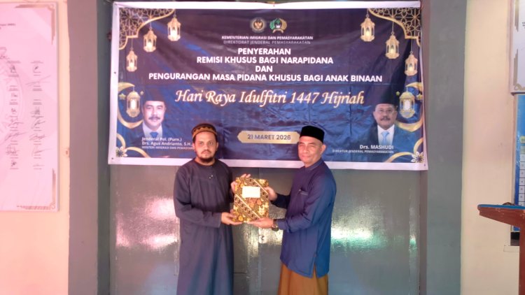 Momentum Idul Fitri, 245 Warga Binaan Lapas Lhoksukon Terima Remisi