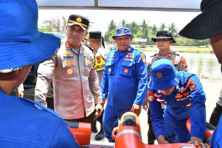 Polres Aceh Timur Dirikan Pos Taktis untuk Pengamanan Wisata Lebaran