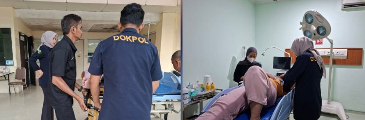 Temukan Warga Kecelakaan Saat Patroli Ops Ketupat: Kapolres Metro Bekasi Evaluasi Korban Laka Lantas Ke RSUD