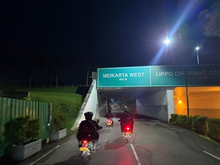 Patroli Brimob Yon D Pelopor di Kabupaten Bekasi Berjalan Kondusif, Tawuran dan Balap Liar Nihil
