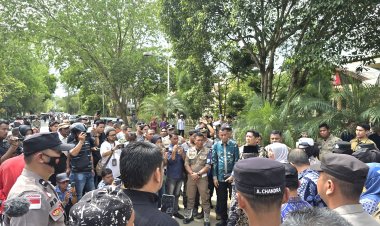 Polres Langsa Kawal Aksi Demonstrasi Secara Humanis, Situasi Tetap Aman dan Kondusif
