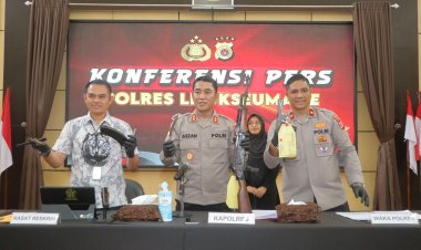 Polres Lhokseumawe Bongkar Peredaran Senpi Ilegal, Dua Pelaku Ditangkap, Satu Buron
