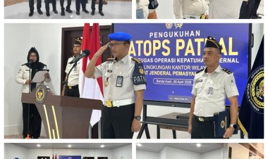 LPKA Banda Aceh Ikut Pengukuhan Satops Patnal, Perkuat Integritas Pemasyarakatan