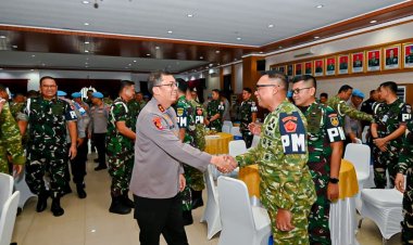 Perkuat Soliditas, POM TNI dan Propam Polri Gelar Coffee Morning & Halal Bihalal 1447 H