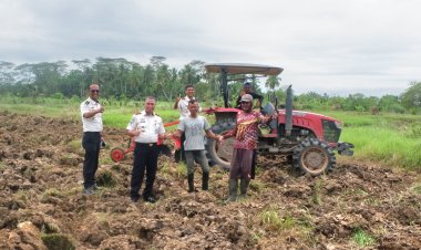 Lapas Lhoksukon Mulai Bajak Lahan, Dukung Ketahanan Pangan Nasional