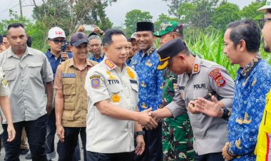 Kapolres Aceh Tengah Dampingi Kunker Mendagri di Aceh Tengah Serta Lakukan Pengamanan