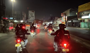 Patroli Brimob Batalyon D Pelopor Antisipasi Tawuran dan Balap Liar di Bekasi Berjalan Kondusif