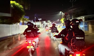 Patroli Brimob Yon D Pelopor Sisir Wilayah Kabupaten Bekasi, Cegah Tawuran dan Balap Liar