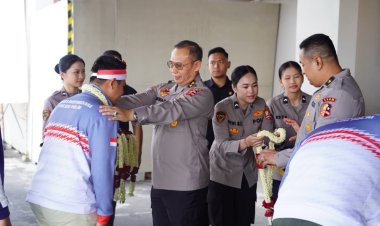 As SDM Kapolri Sambut Kepulangan Kontingen Taekwondo Garbha Presisi Peraih Juara Umum WATA Championship 2026