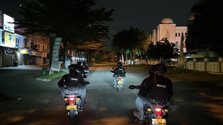 Patroli Brimob Cegah Tawuran dan Balap Liar di Bekasi, Situasi Kondusif