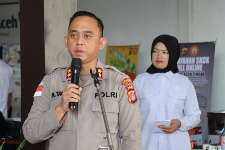 Polres Aceh Tengah Launching Gerai SKCK di Mall Pelayanan Publik, Permudah Akses Layanan Masyarakat