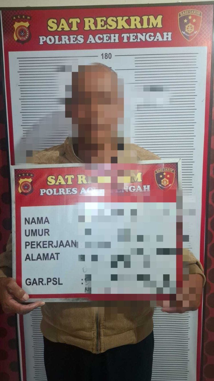Gerak Cepat Sat Reskrim Polres Aceh Tengah Amankan Pelaku Kekerasan Seksual Anak