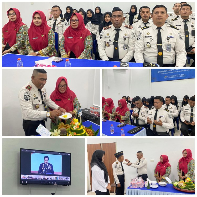 LPKA Banda Aceh Ikuti Tasyakuran Hari Bakti Pemasyarakatan ke-62 Secara Virtual