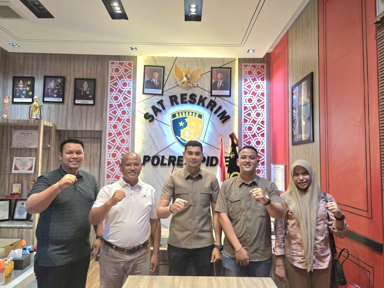 Kasat Reskrim Polres Pidie Terima Silaturahmi Wartawan, Perkuat Sinergi Pers dan Kepolisian