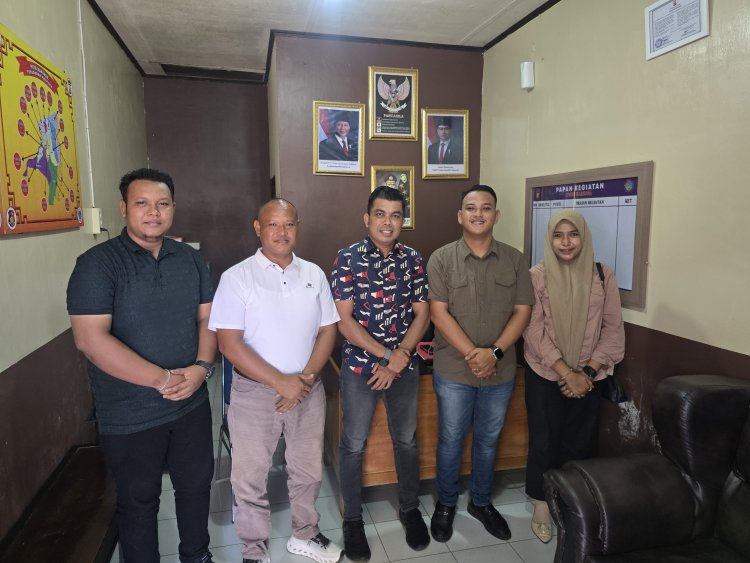 Kasat Resnarkoba Polres Aceh Utara Terima Silaturahmi Insan Pers, Perkuat Sinergi Pemberantasan Narkoba