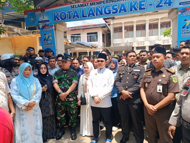 Kasat Intelkam Polres Langsa Kawal Aksi Demonstrasi Secara Humanis, Situasi Aman dan Kondusif
