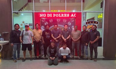 Satreskrim Polres Aceh Tengah Bekuk Dua Buronan Kasus Curas Maut Pekanbaru