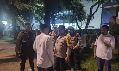 Operasi Kejahatan Jalanan Polres Metro Bekasi, Petugas Bubarkan Kelompok Remaja di Jababeka