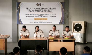 Siapkan Tenaga Kerja Terampil, Lapas Cipinang Perkuat SOP dan Disiplin Kerja Warga Binaan